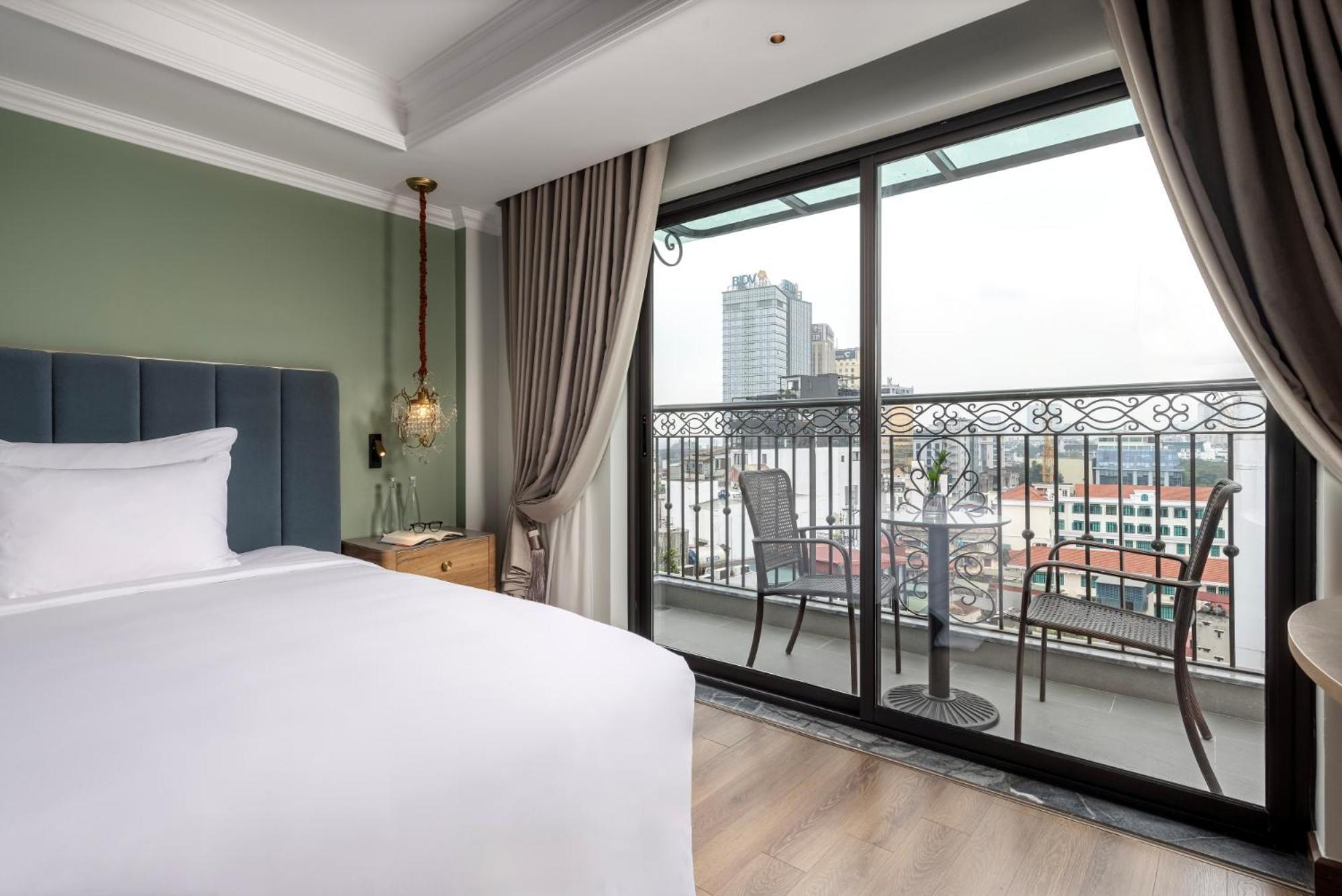 La Siesta Classic Hang Thung Hanoi Esterno foto Deluxe Room with Balcony